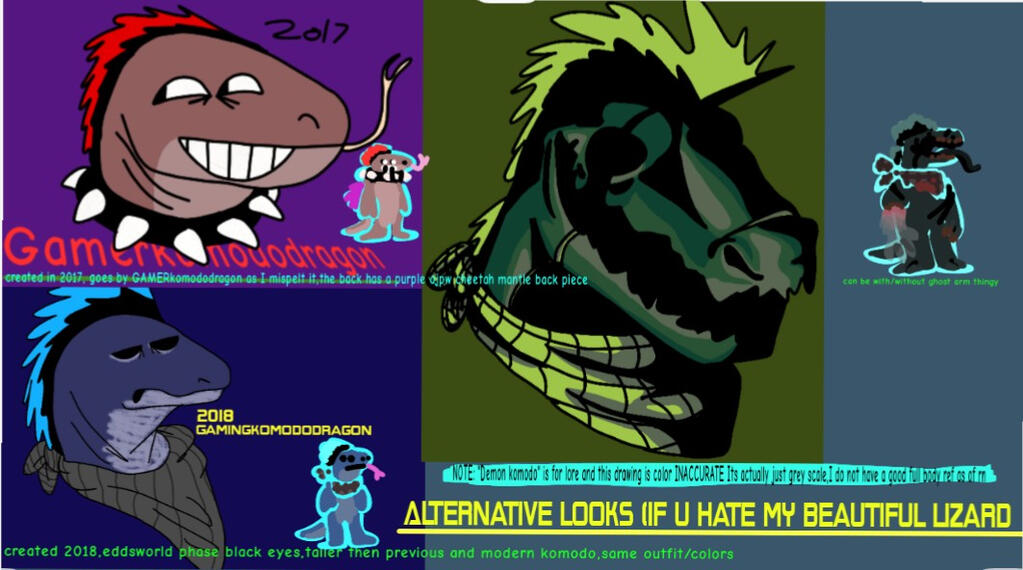 Various art and versions of my oc in digital art. 2025