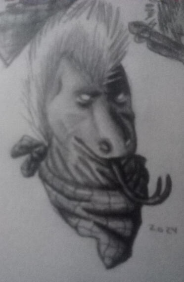 Greyscale head bust 2024