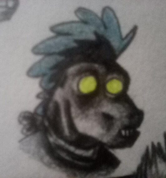 Greyscale head bust, 2024