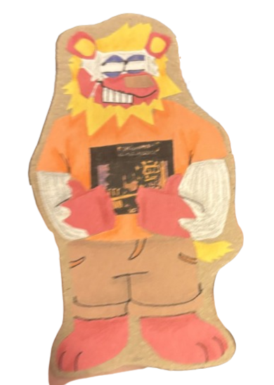 Cardboard collage, cardboard, colored paper, colored pencils, 2025